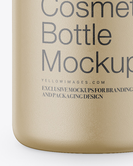 Ceramic Cosmetic Bottle With Wooden Cap Mockup In Bottle Mockups On Yellow Images Object Mockups