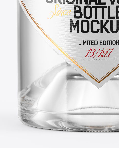 Download Vodka Bottle With Wooden Cap Mockup In Bottle Mockups On Yellow Images Object Mockups PSD Mockup Templates