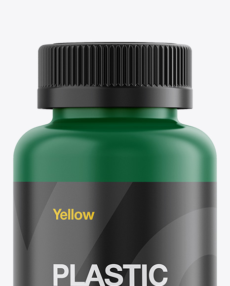 Matte Plastic Bottle Mockup PSD #2