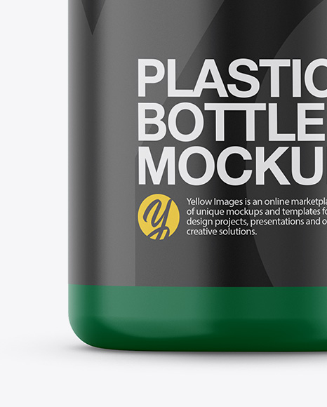 Matte Plastic Bottle Mockup PSD #1