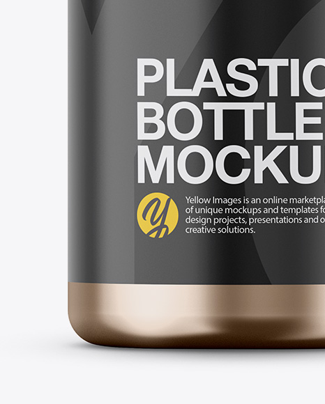 Metallic Bottle Mockup PSD #1