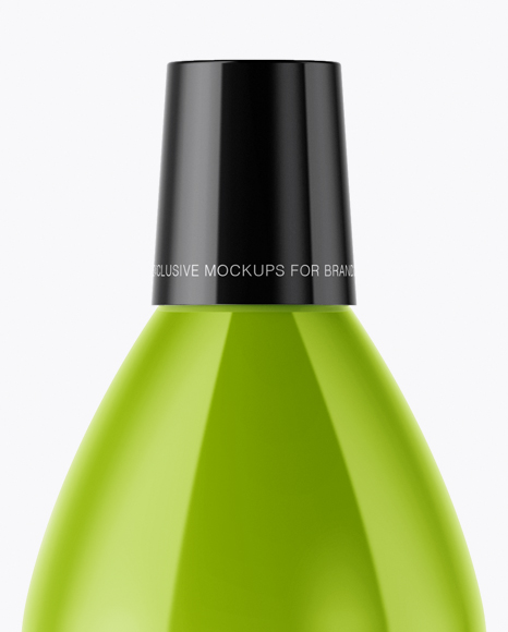 Glossy Shampoo Bottle Mockup PSD #1