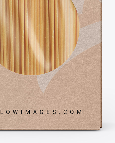 Download Kraft Box With Pasta Mockup Front View In Box Mockups On Yellow Images Object Mockups PSD Mockup Templates