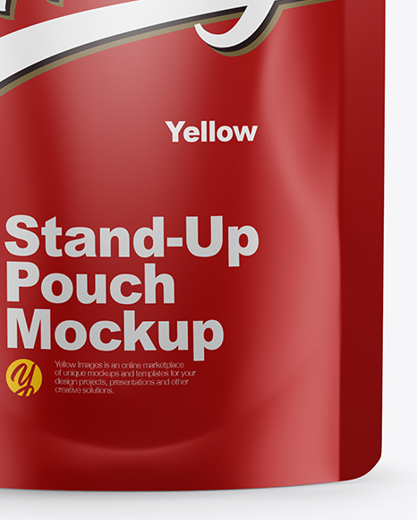 Matte Stand Up Pouch Mockup PSD #1