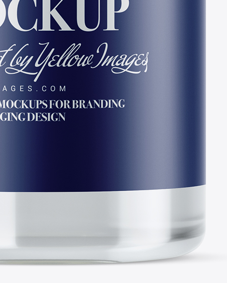 Clear PET Lotion Bottle Mockup PSD #1