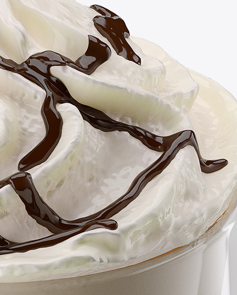 Mocha Coffee Cup Mockup   High Angle Shot   Top View PSD #6