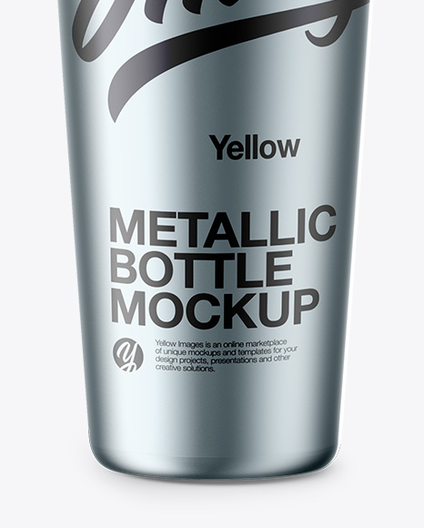 Metallic Cosmetic Bottle Mockup PSD #4