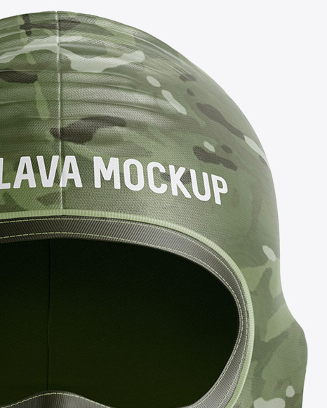 Download Balaclava Mockup Front View In Apparel Mockups On Yellow Images Object Mockups