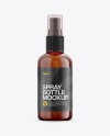 Amber Spray Bottle Mockup