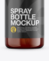 Amber Spray Bottle Mockup