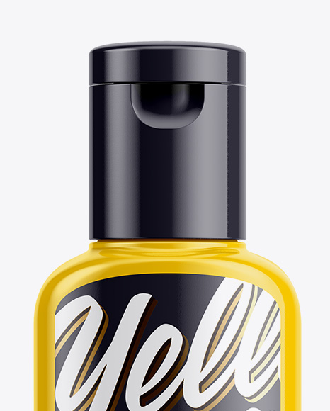 Glossy Bottle Mockup PSD #2