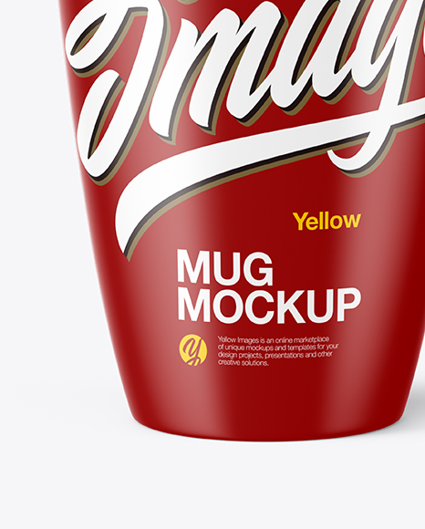 Matte Mug Mockup PSD #1