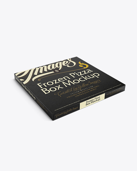 Download Frozen Pizza Box Mockup In Box Mockups On Yellow Images Object Mockups Yellowimages Mockups