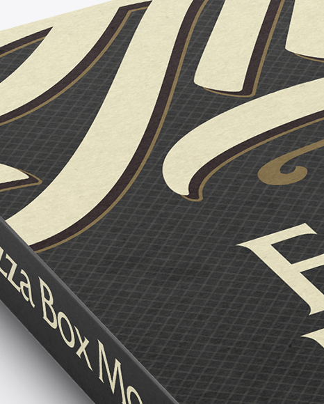 Pizza Box Psd Mockup