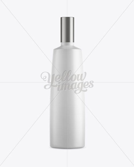 Matte Liquor Bottle Mockup In Bottle Mockups On Yellow Images Object Mockups