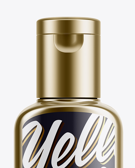 Metallic Bottle Mockup PSD #2