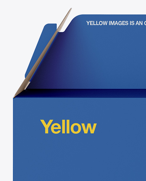 Matte Paper Box Mockup   Front View PSD #1