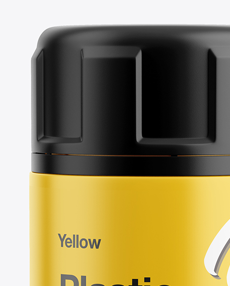 Matte Plastic Bottle Mockup PSD #2