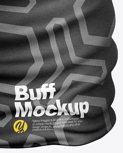 Download Buff Mockup In Apparel Mockups On Yellow Images Object Mockups PSD Mockup Templates