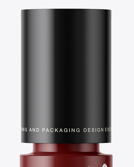 Matte Bottle Mockup PSD #2