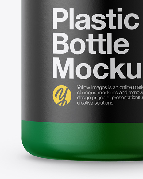 Plastic Bottle Mockup PSD #1