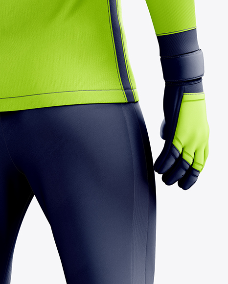 Download Men's Full Soccer Goalkeeper Kit with Pants mockup (Hero ...