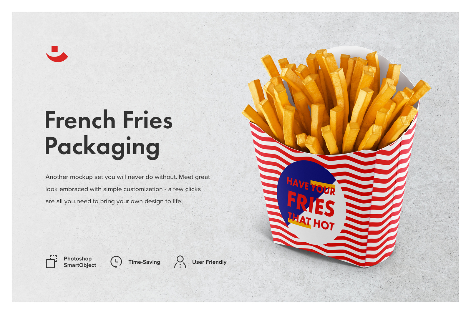 Download French Fries Packaging Mockup Set In Packaging Mockups On Yellow Images Creative Store