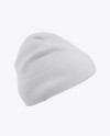 Download Turn Up Beanie Hat Mockup - Side View in Apparel Mockups ...