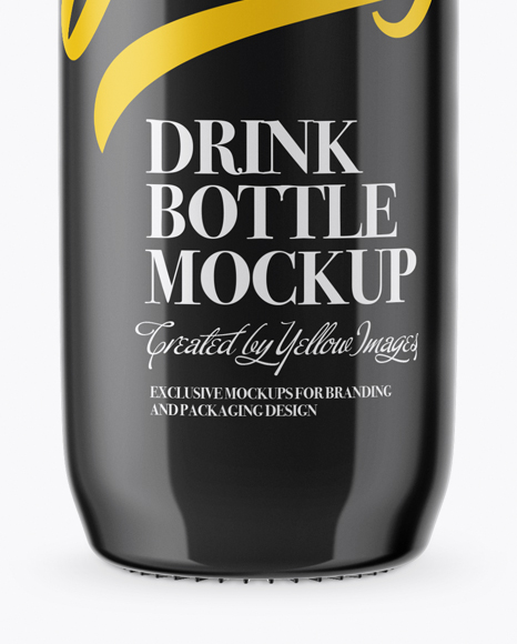Glossy Bottle Mockup PSD #6