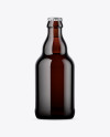 Download Dark Amber Beer Bottle With Cork Mockup in Bottle Mockups ... Yellowimages Mockups