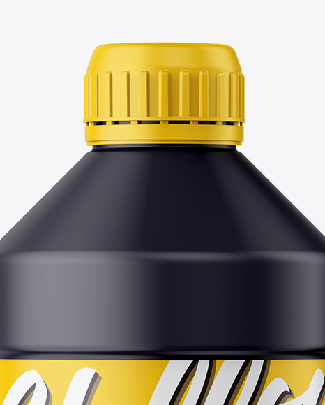 Matte Plastic Bottle Mockup PSD #2