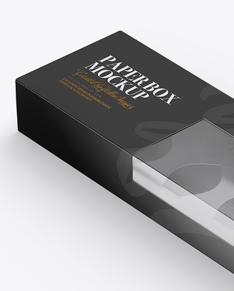 Download Box Mockup - Half Side View (High Angle Shot) in Box ...