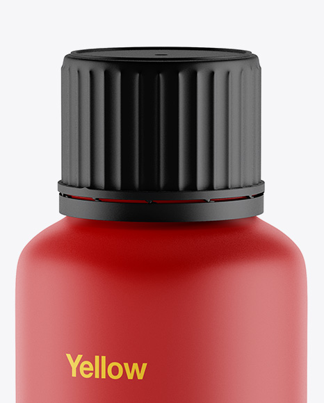 Matte Plastic Bottle Mockup PSD #2