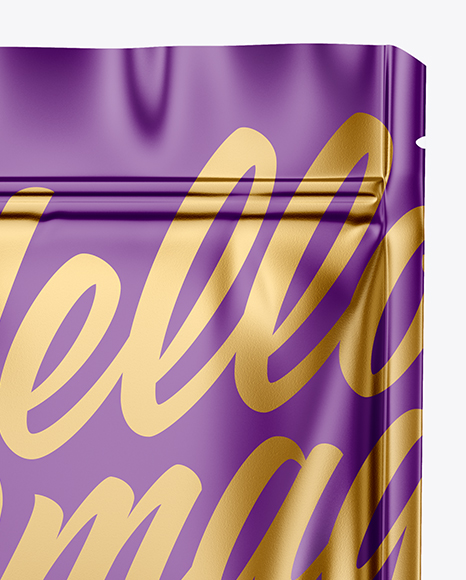 Matte Stand Up Pouch Mockup PSD #2