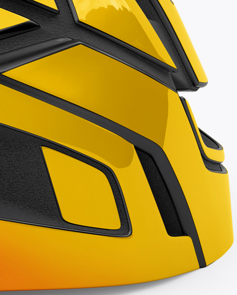 Download Cycling Helmet Mockup Side View In Object Mockups On Yellow Images Object Mockups