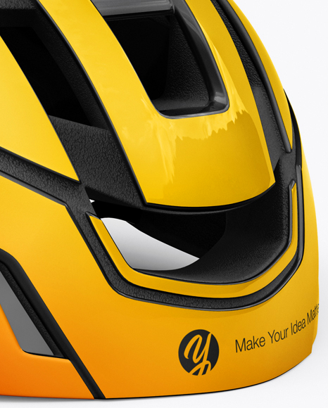 Cycling Helmet Mockup - Half Side View in Object Mockups ...