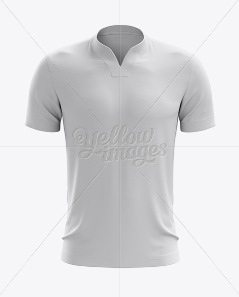 Soccer Jersey Mockup Front View In Apparel Mockups On Yellow Images Object Mockups