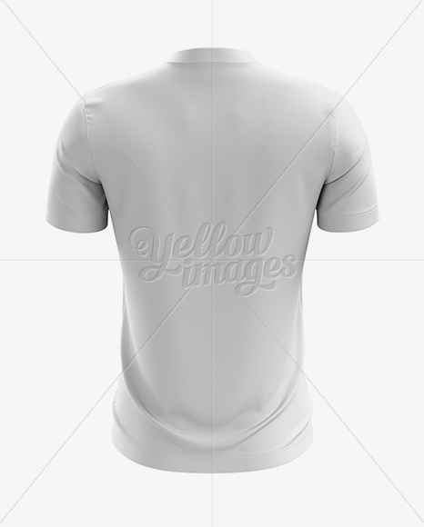 Soccer Jersey Mockup Back View In Apparel Mockups On Yellow Images Object Mockups