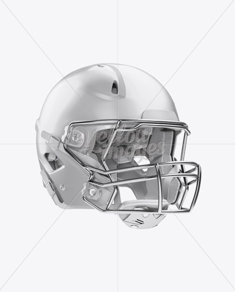 American Football Helmet Mockup Halfside View In Apparel Mockups On Yellow Images Object Mockups