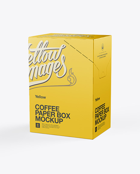 Paper Box Mockup Psd Free