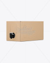 Download Kraft Paper Wine Box with a Tap Mockup - 25° Angle Front View (Eye-Level Shot) in Box Mockups on ...