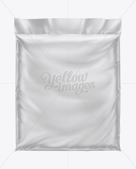 Plastic Bag W Organic Soil Mockup 32 Qt In Bag Sack Mockups On Yellow Images Object Mockups