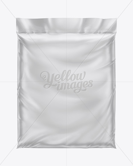 Plastic Bag W Organic Soil Mockup 1 5 Cbft In Bag Sack Mockups On Yellow Images Object Mockups