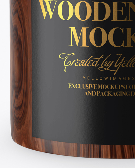 Download Wooden Tube Psd Mockup Yellowimages