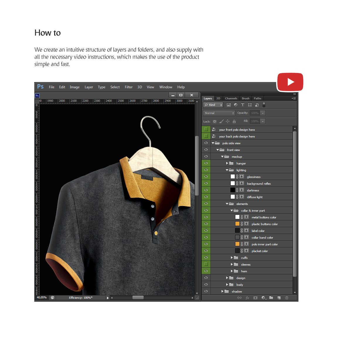 Download Polo Shirt Animated Mockup In Apparel Mockups On Yellow Images Creative Store