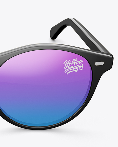 Download Sunglasses Mockup Front View High Angle Shot In Apparel Mockups On Yellow Images Object Mockups