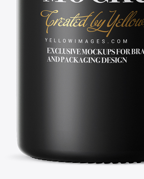 Matte Ceramic Bottle Mockup PSD #1