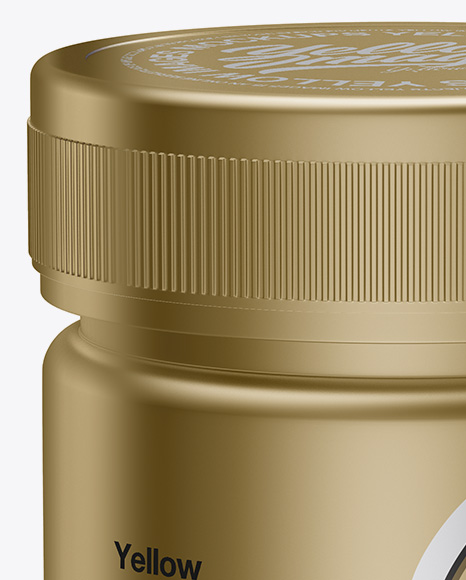 Metallic Bottle Mockup PSD #2