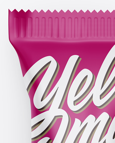 Matte Snack Bar Mockup PSD #2