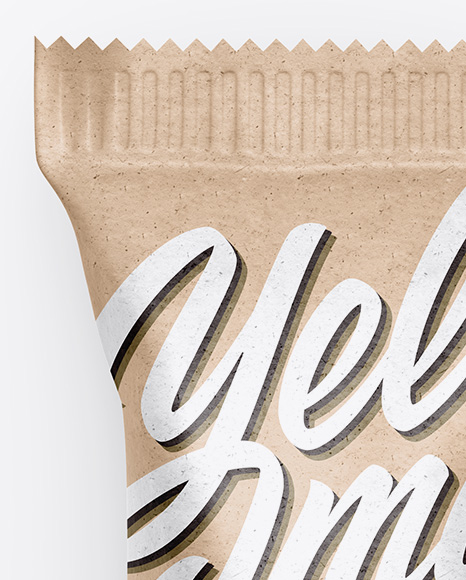 Kraft Snack Bar Mockup PSD #2